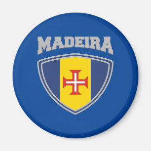 Madeira Flagga Shield Magnet