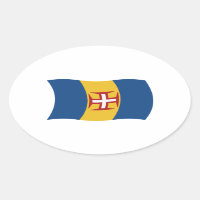 Madeira Flagga Sticker