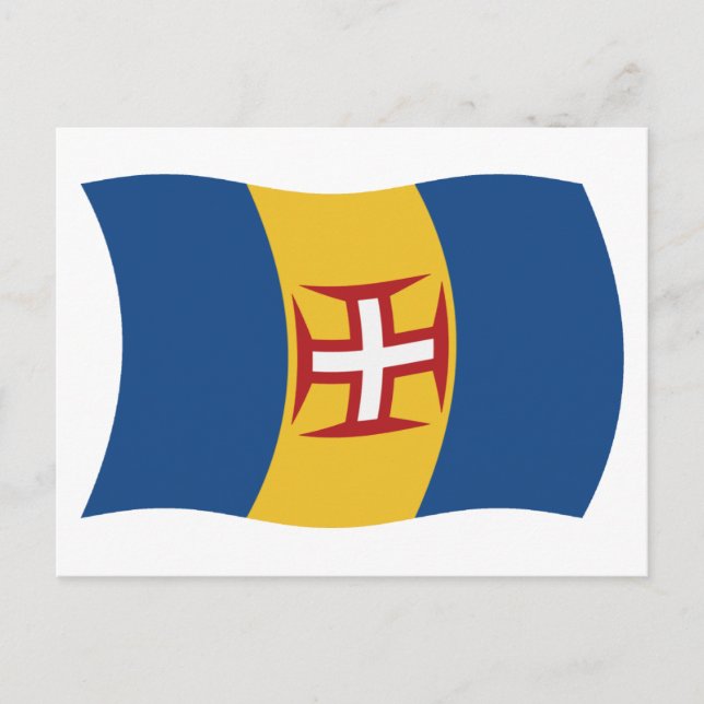 Madeira Flagga vykort (Framsida)