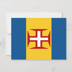 Madeira Flagga Vykort