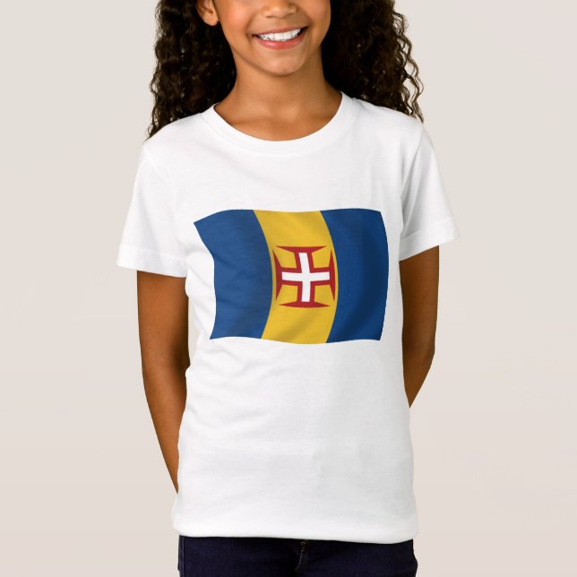 Madeira Flaggskjorta T-shirt (Framsida)