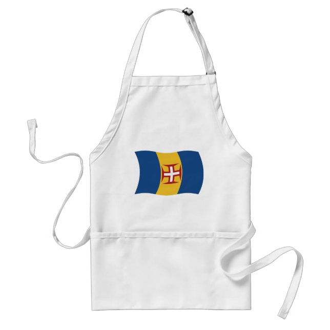 Madeira Förkläde med Flagga (Framsidan)