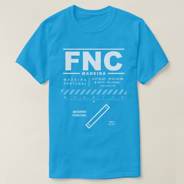 Madeira Internationell Airport FNC T-Shirt (Design framsida)