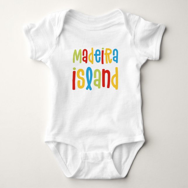 Madeira Island bodysuit T Shirt (Framsida)