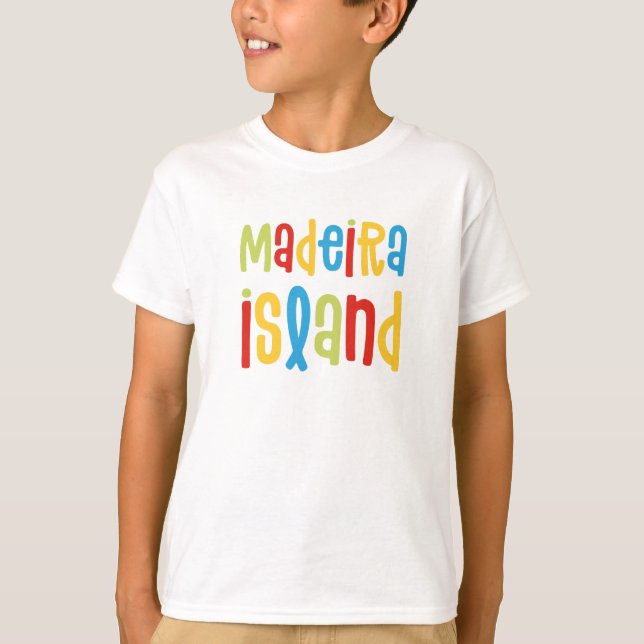 Madeira Island Boy T-Shirt (Framsida)