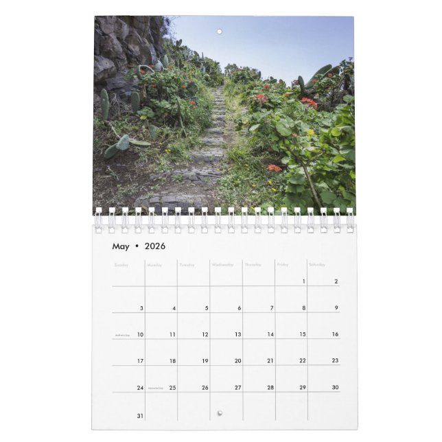 Madeira island kalender (May 2026)