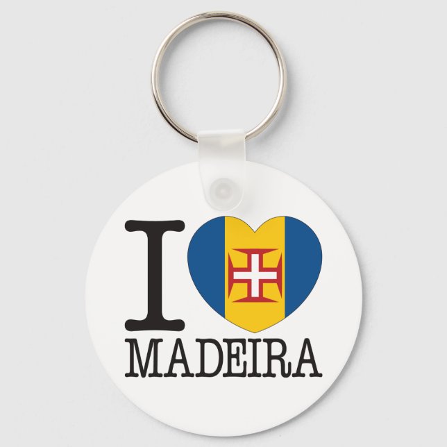 Madeira Kärlek v2 Nyckelring (Framsida)