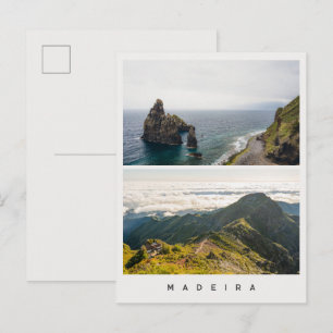 Madeira landskap, Resebildskollage Vykort