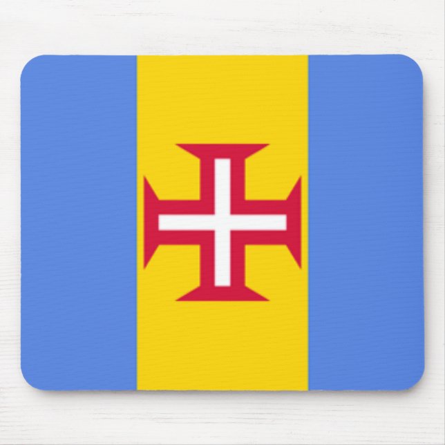 Madeira öflagga Mousepad Musmatta (Framsidan)