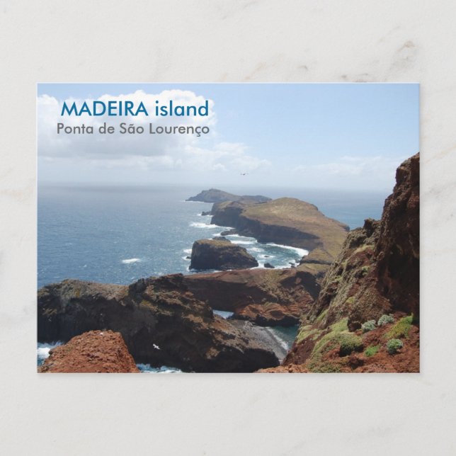 Madeira, Ponta de São Lourenço Vykort (Framsida)