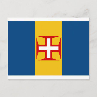 Madeira (Portugal) Flagga Vykort