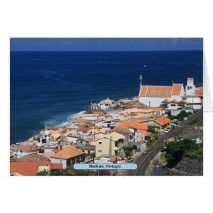 Madeira, Portugal Hälsningskort