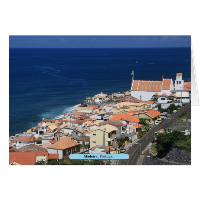 Madeira, Portugal Hälsningskort (Framsidan Horizontal)