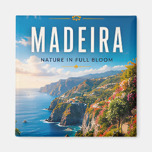 🌸 Madeira Portugal Kustklippa Hem Inredning 🌊 Magnet