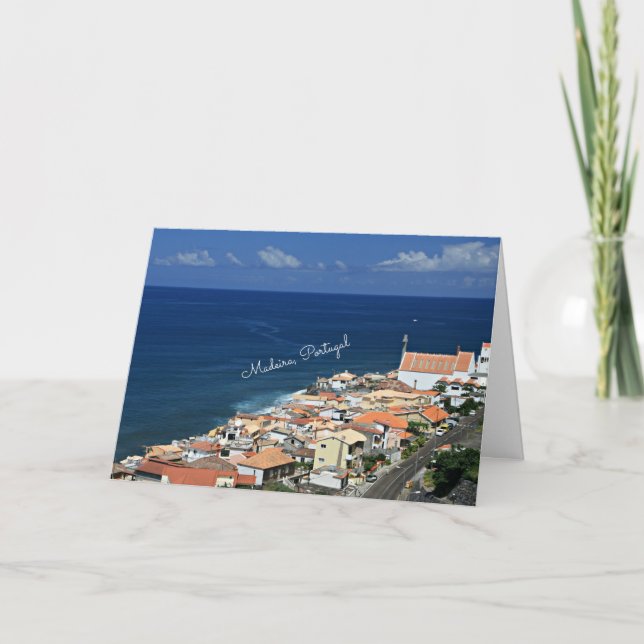 Madeira, Portugal Landskap Kort (Framsida)