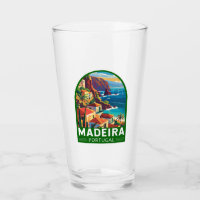 Madeira Portugal Travel Art Vintage