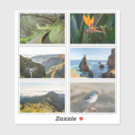 Madeira Portugal Travel Photography Sticker sheet Klistermärken