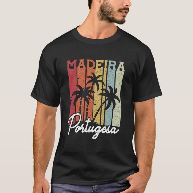 Madeira Portugesa Madeira T Shirt (Framsida)