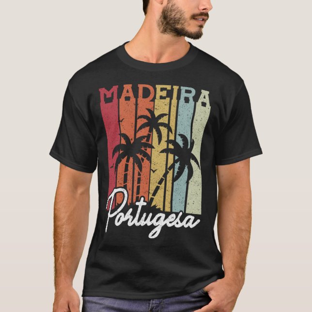 Madeira Portugesa Madeira T Shirt (Framsida)