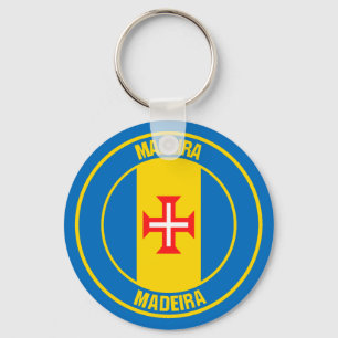 Madeira Round Emblem Nyckelring