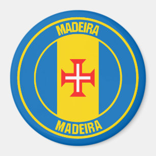 Madeira rundaEmblem Magnet
