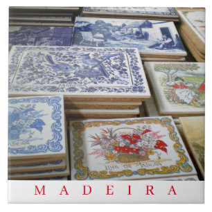Madeira souveniri, keramiskt plattor kakelplatta