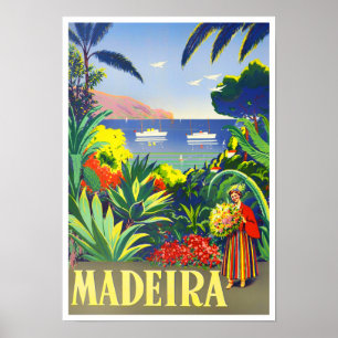 Madeira vintage resor Poster