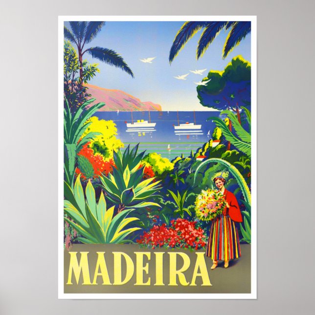 Madeira vintage resor Poster (Framsidan)