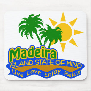 Madeiras delstat Mind mousepad Musmatta