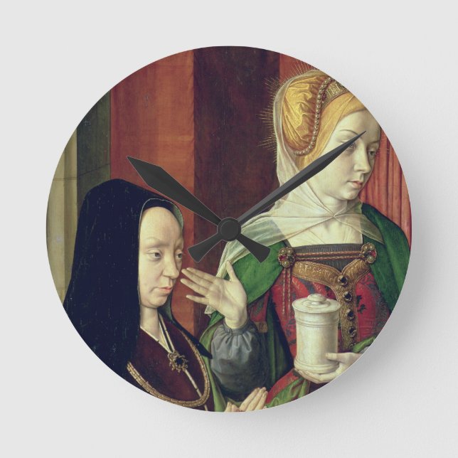 Madeleine av Bourgogne framlade vid St Mary Magda Rund Klocka (Framsida)