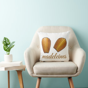 Madeleine Fransk Pastry Chef Pâtisserie Cakes Kudde