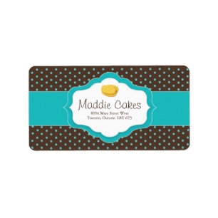 Madeleine kakaadressetiketter adressetikett