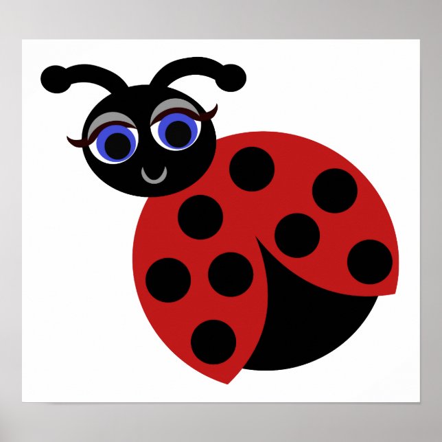 Madeleine LadyBug Toon Skriv ut Poster (Framsidan)