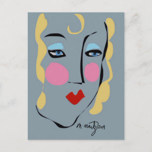 Madeleine var Mad for Matisse Vykort