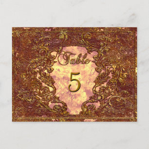 Madelina Kandice Victorian Bordsnummer Card