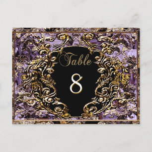 Madelina Plume Victorian Bordsnummer Card