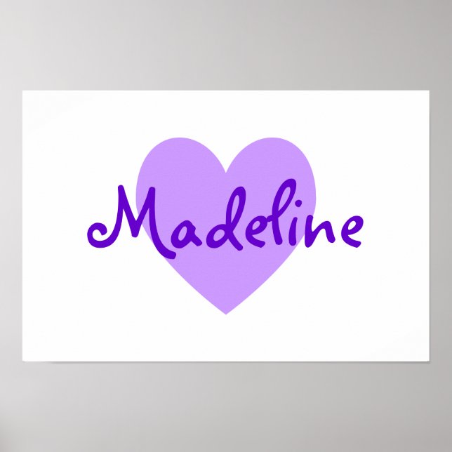 Madeline för Lila Poster (Framsidan)