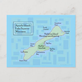 Madeline Island Postcard 2025 Helg Vykort