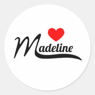 Madeline Runt Klistermärke