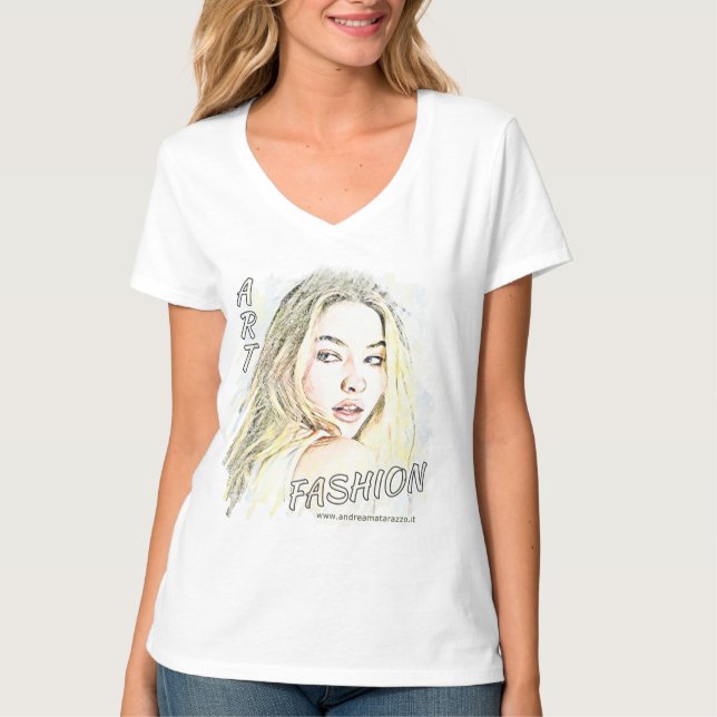 Madelyn Mode Art T Shirt (Framsida)