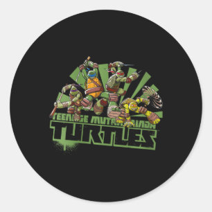 Mademark X - Dam - Original Tmnt Ny Serie Te Runt Klistermärke