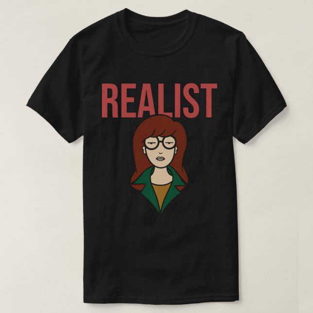 Mademark x Daria - Daria, Realist Pullover-Huvan T Shirt (Design framsida)