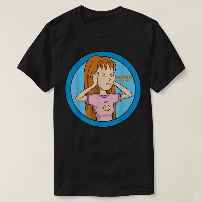 Mademark x Daria - Quinn Morgendorffer "Nej! Snäll T Shirt (Design framsida)