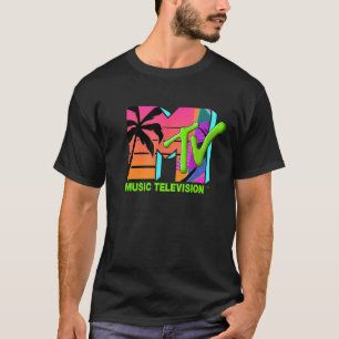Mademark x MTV - officiellen MTV-Logotyp med retro T Shirt