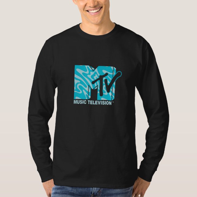 Mademark x MTV - officiellen MTV-Logotyp med vätsk T Shirt (Framsida)