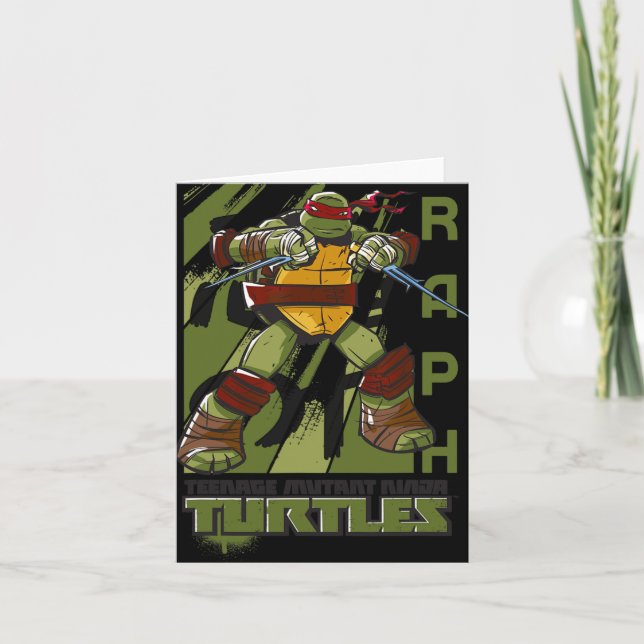 Mademark X - - Original Tmnt New Raphael  Kort (Framsida)