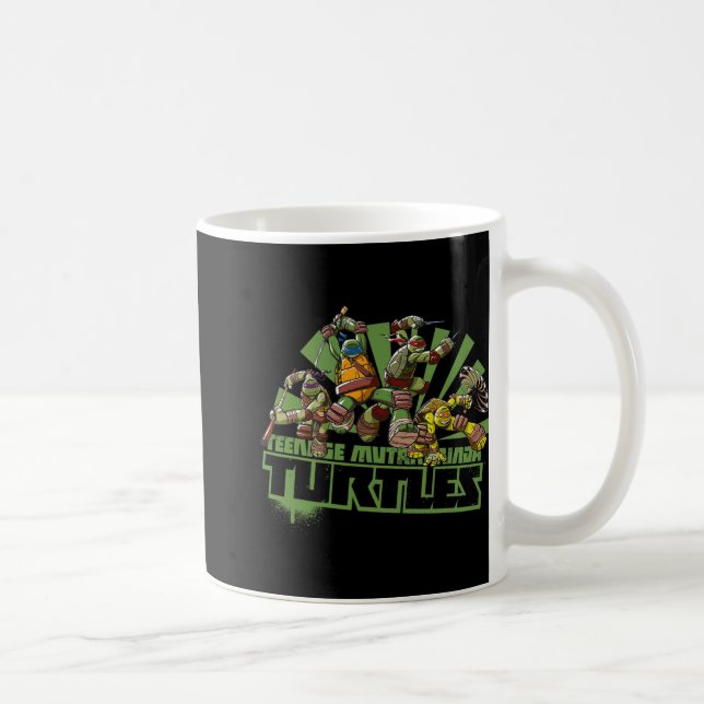 Mademark X - - Original Tmnt New Series Team  Kaffemugg (Höger)