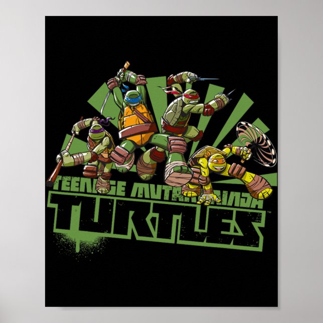 Mademark X - - Original Tmnt Ny Serie Team  Poster (Framsidan)