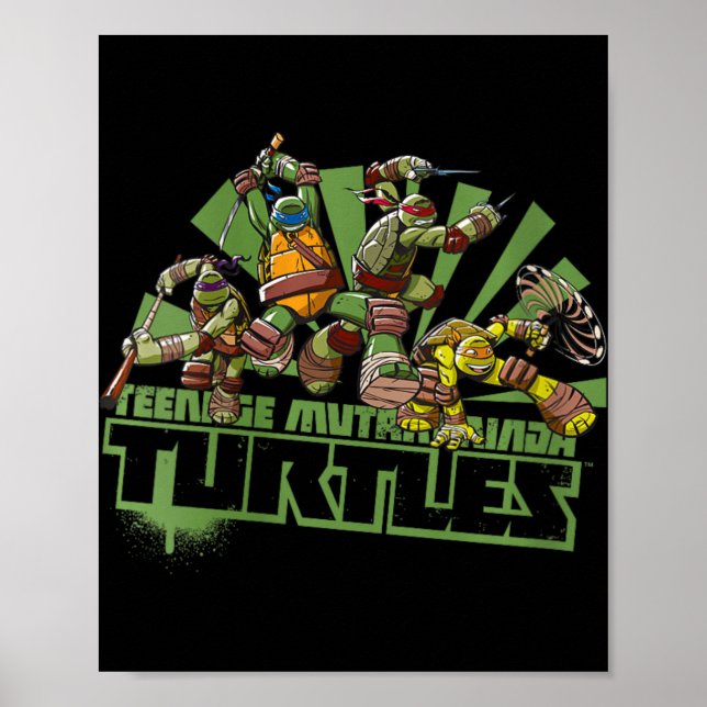 Mademark X - Womens - Original Tmnt New Series Tea Poster (Framsidan)