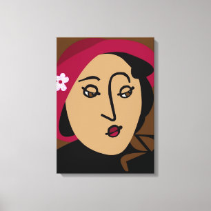Mademoiselle Canvastryck
